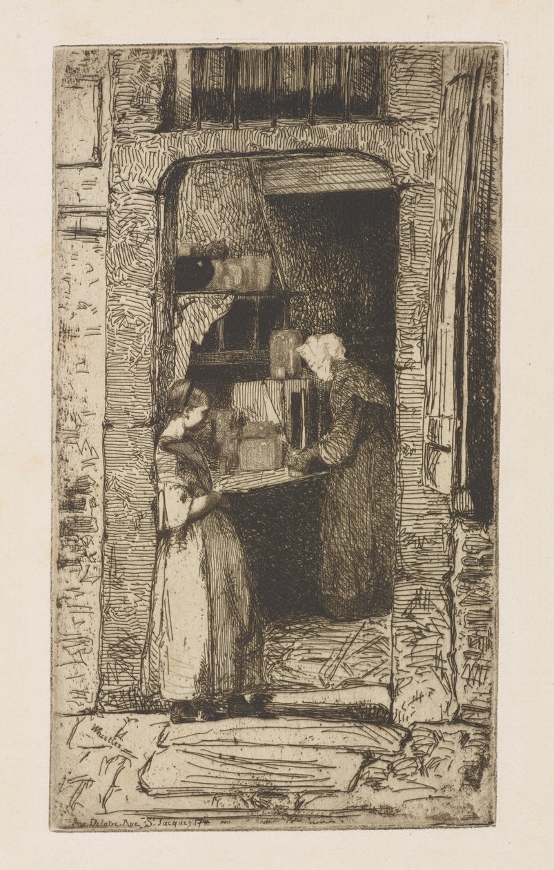 Sennepssælgeren af James Abbott McNeill Whistler
