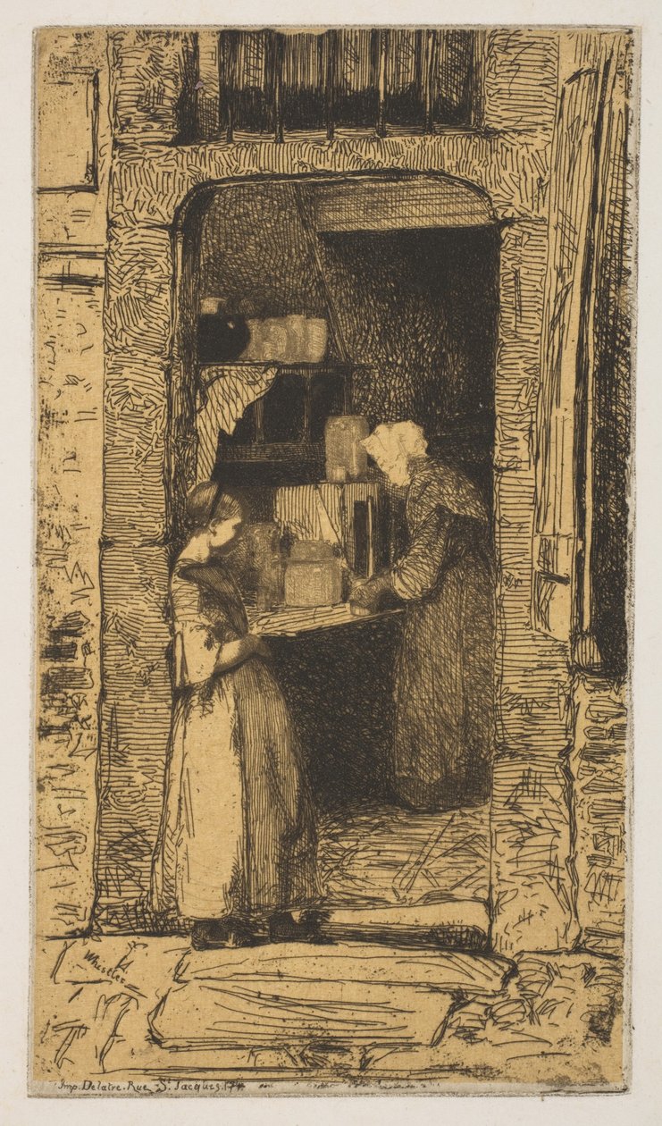 Die Senfverkäuferin af James McNeill Whistler