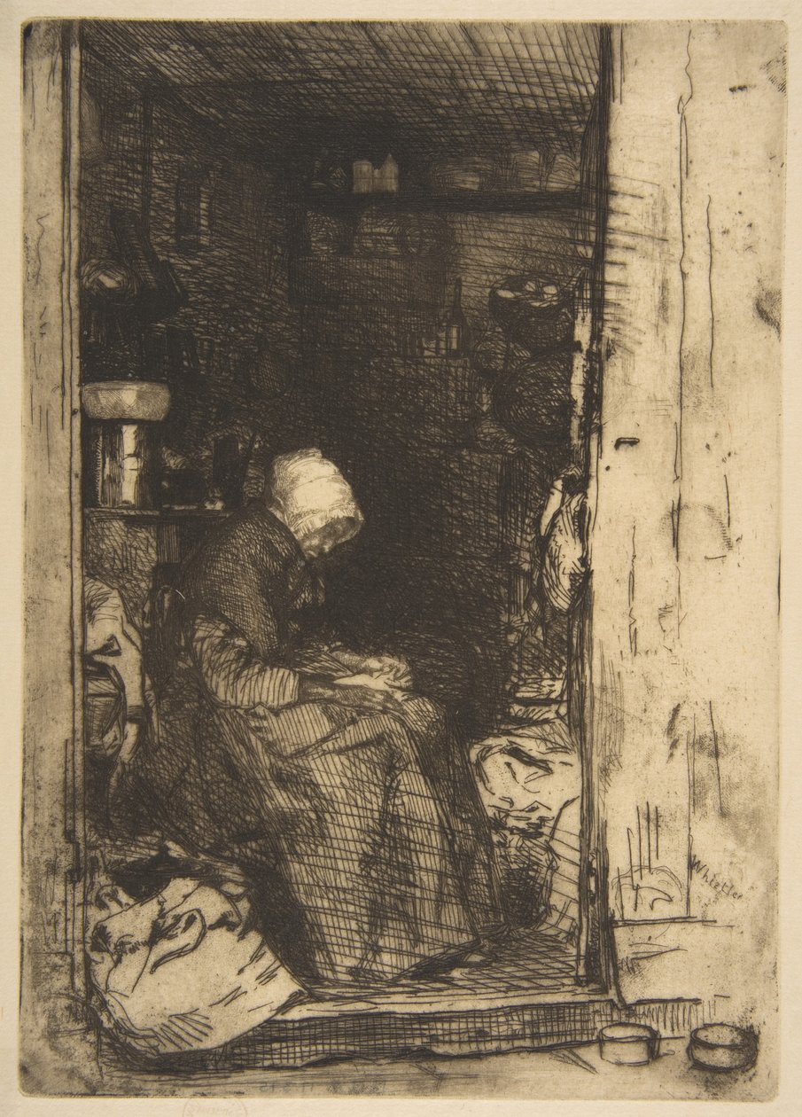 Den gamle kludekone af James McNeill Whistler