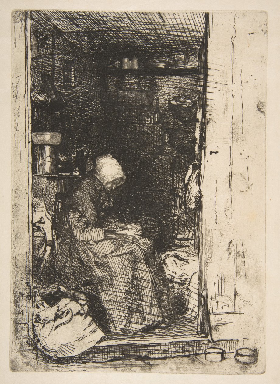 Den gamle kludekone af James McNeill Whistler