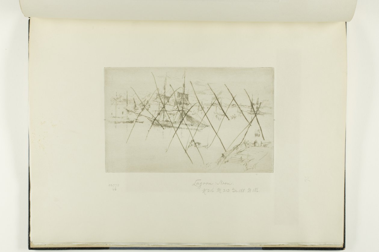 Lagune - middagstid af James McNeill Whistler