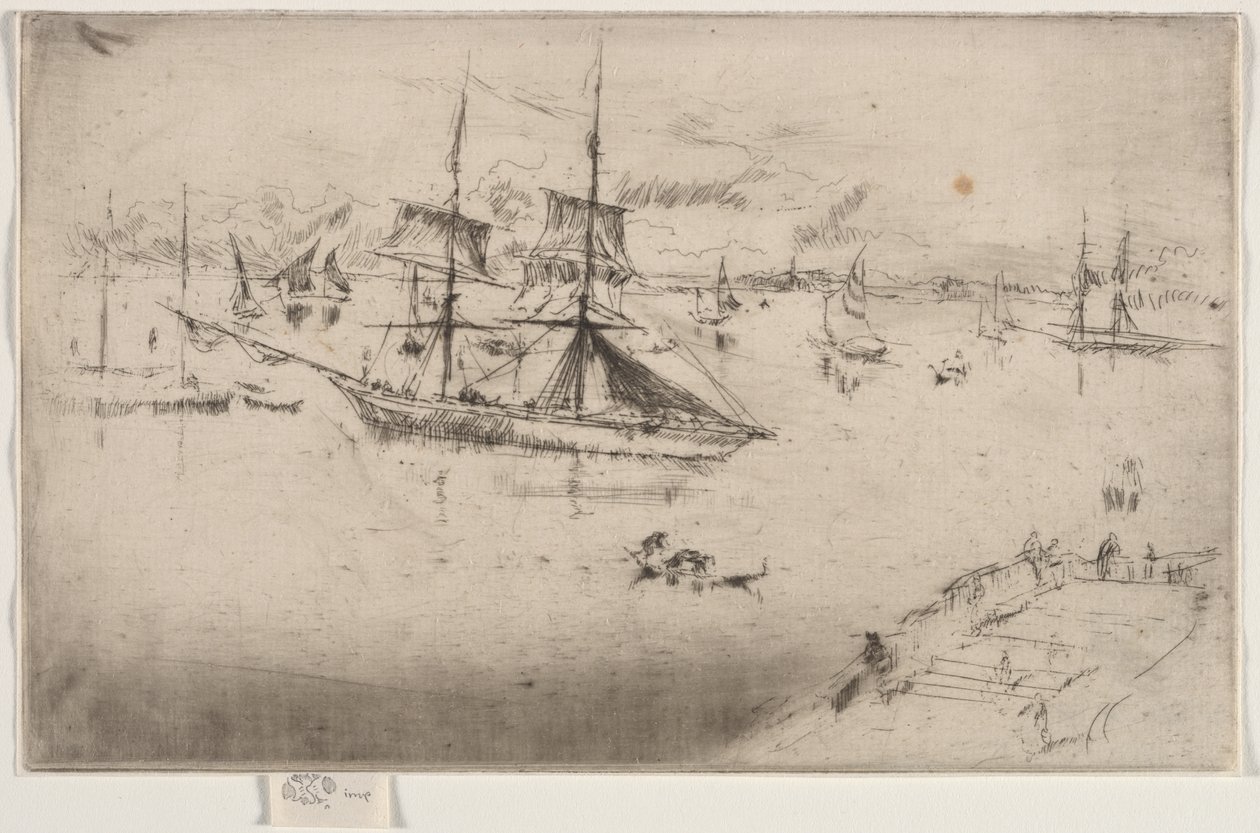 Lagoon: Middagstid af James McNeill Whistler