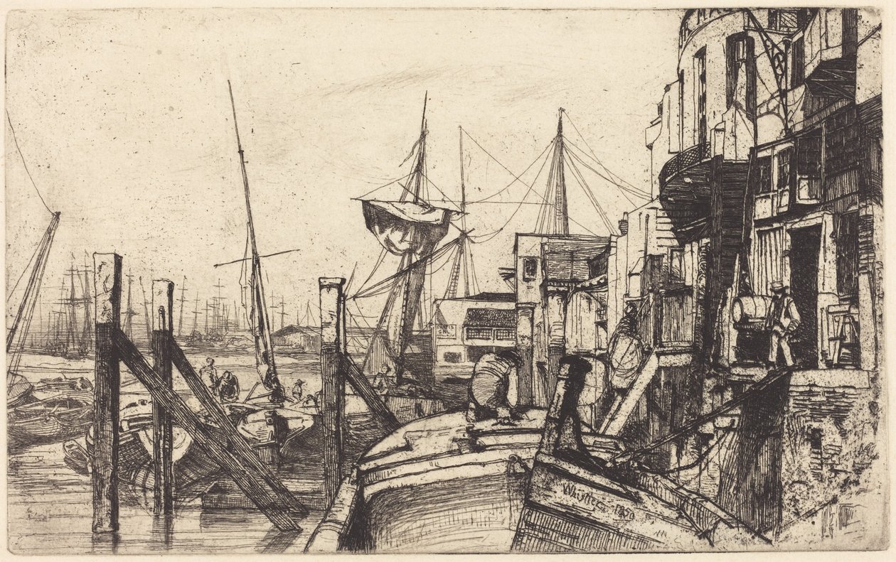 Limehouse af James McNeill Whistler