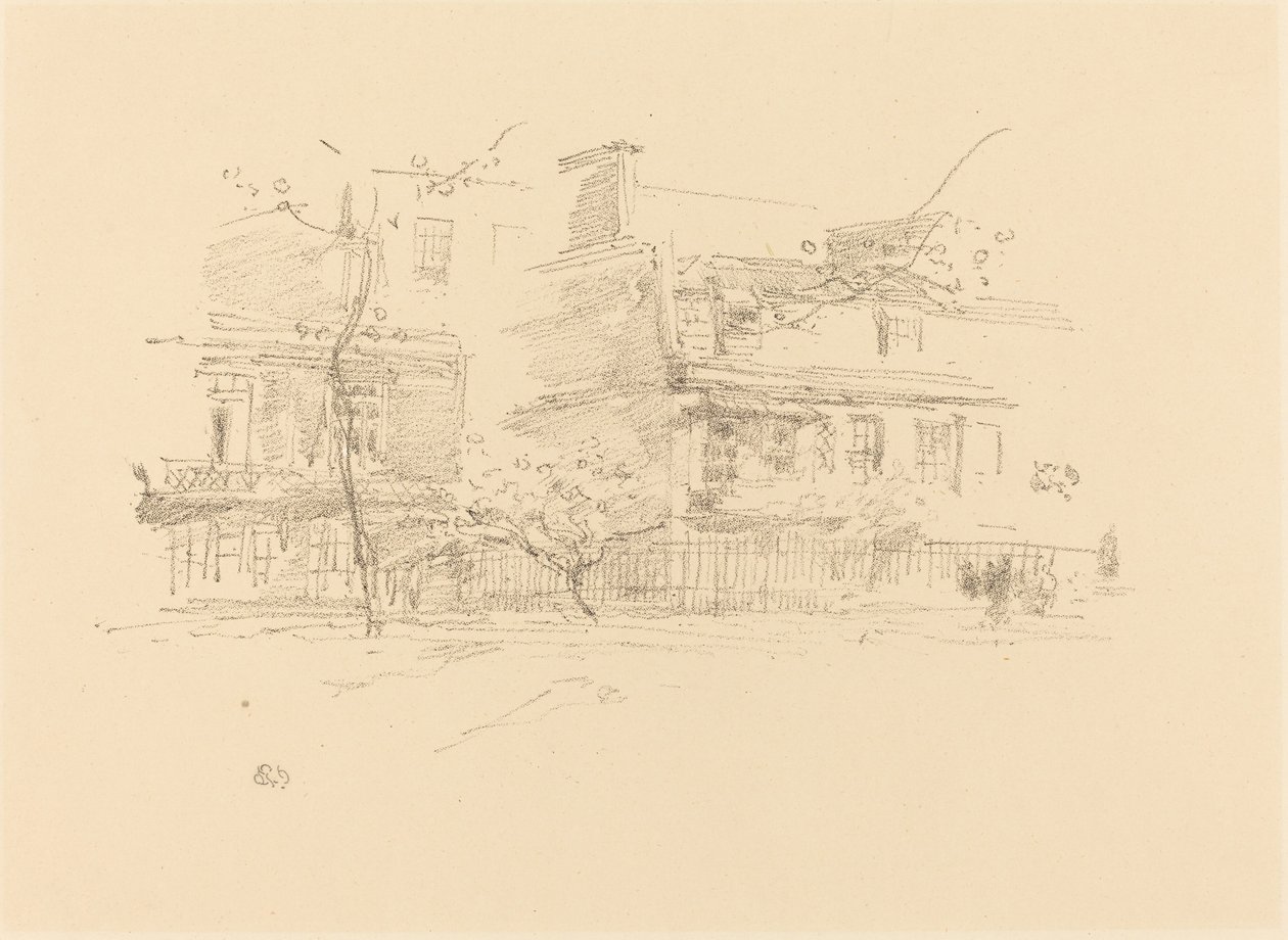Lindsay Row, Chelsea af James Abbott McNeill Whistler