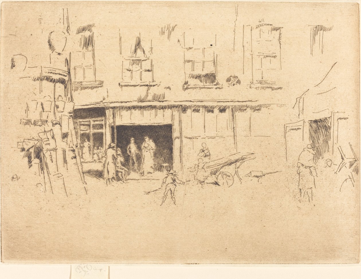 Lille Hof af James Abbott McNeill Whistler