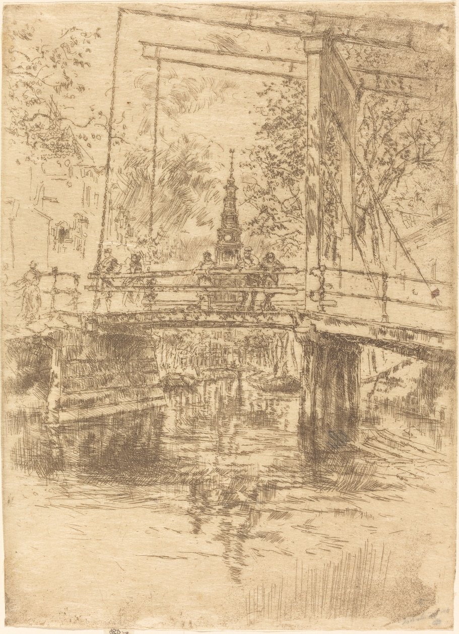 Lille Vindebro, Amsterdam af James Abbott McNeill Whistler