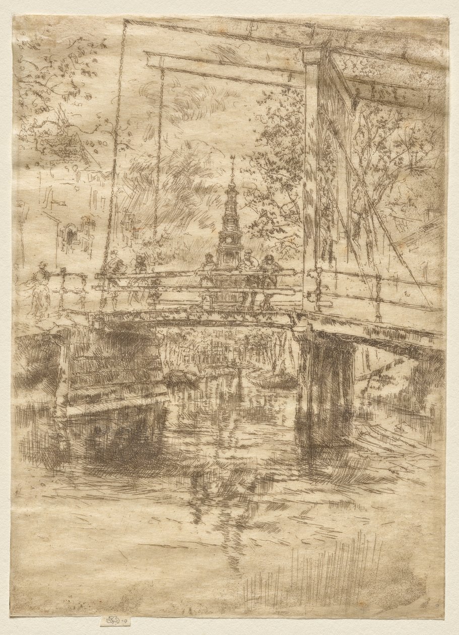 Lille vindebro, Amsterdam af James McNeill Whistler