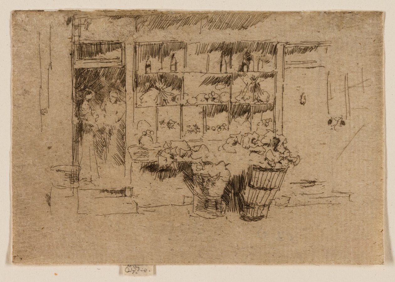 Lille grønthandlerbutik, Chelsea af James McNeill Whistler
