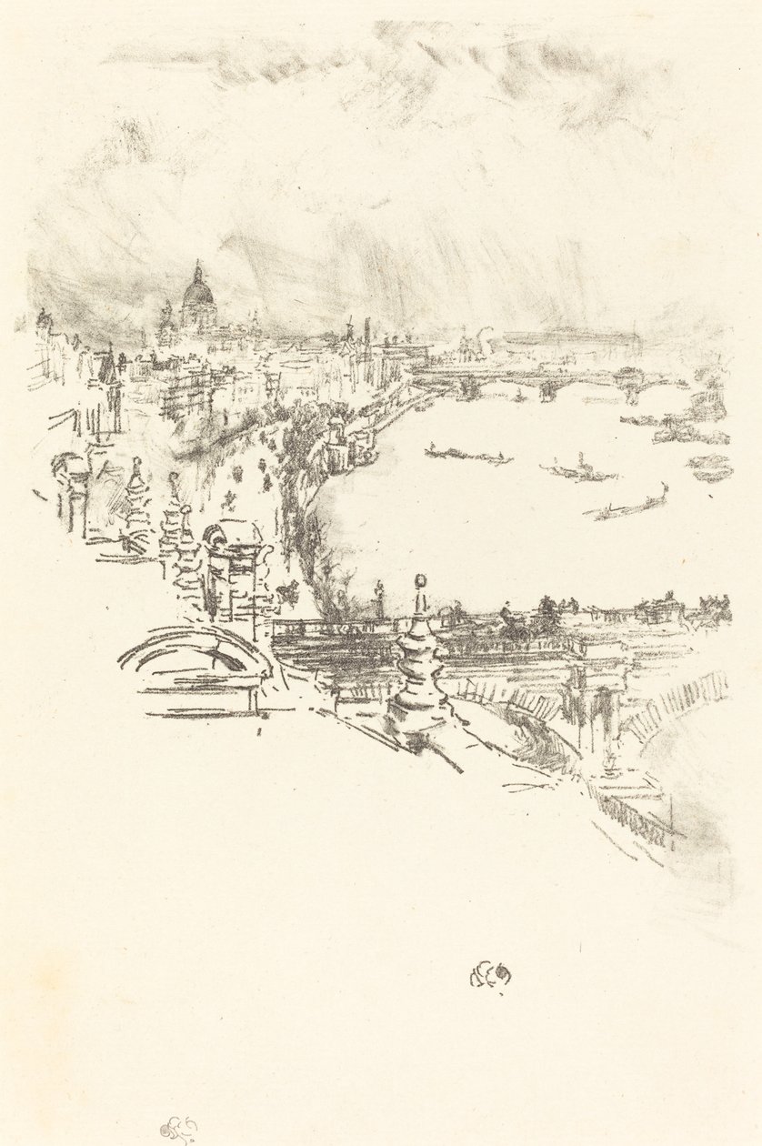 Lille London af James Abbott McNeill Whistler