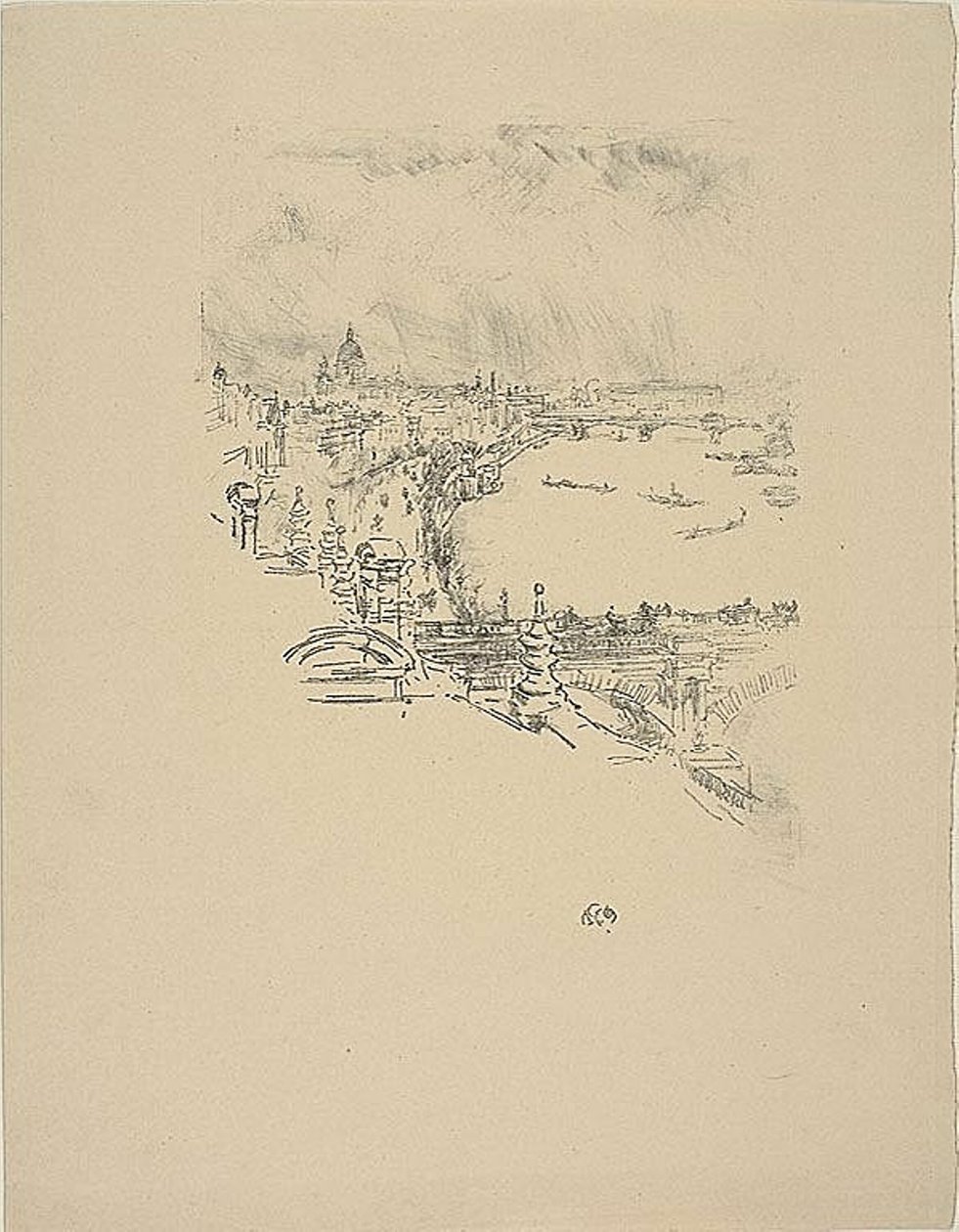 Lille London af James Abbott McNeill Whistler