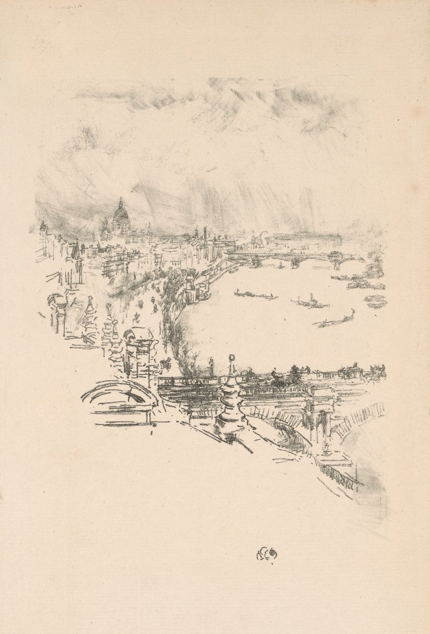 Lille London af James Abbott McNeill Whistler