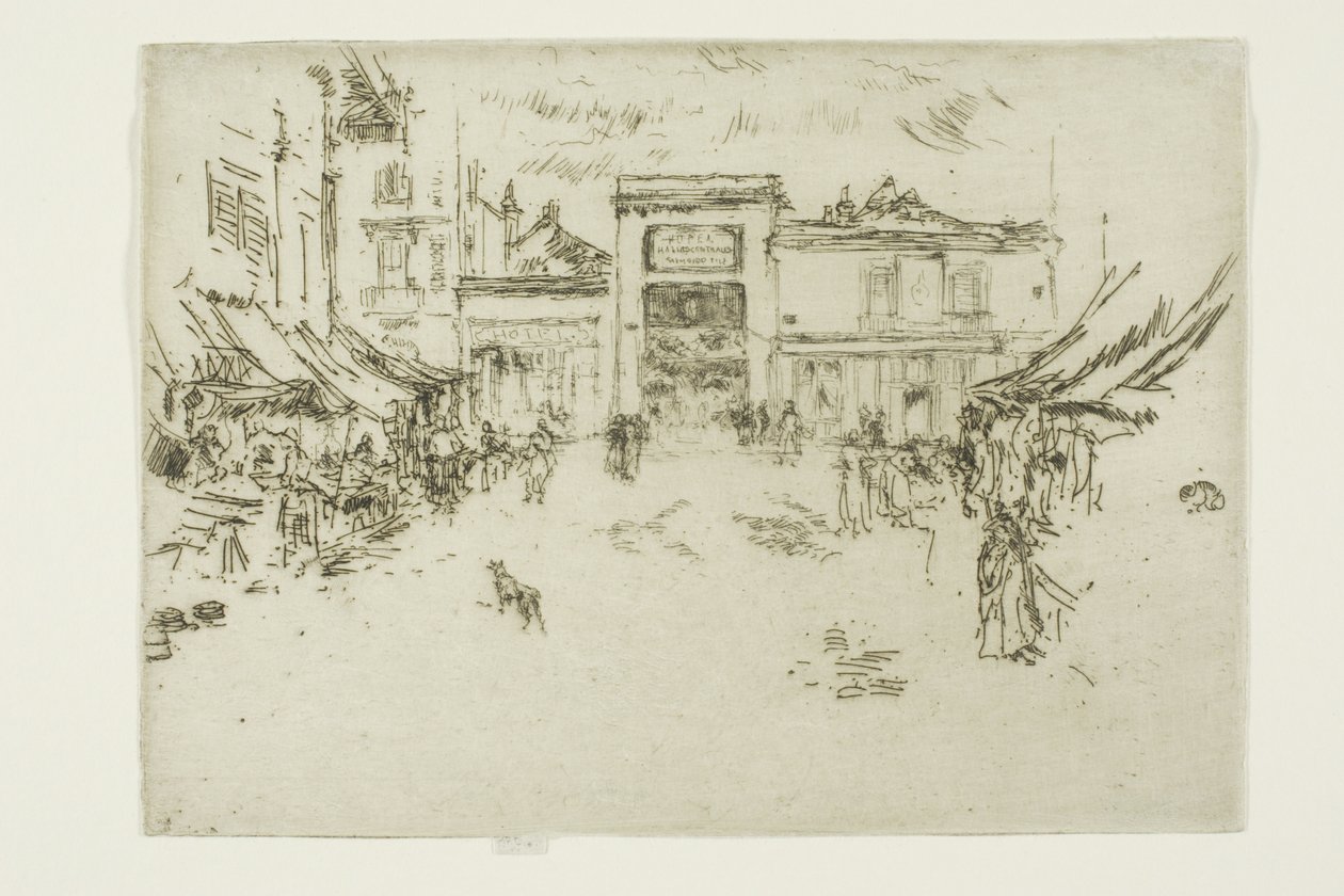 Lille markedsplads, ture af James McNeill Whistler