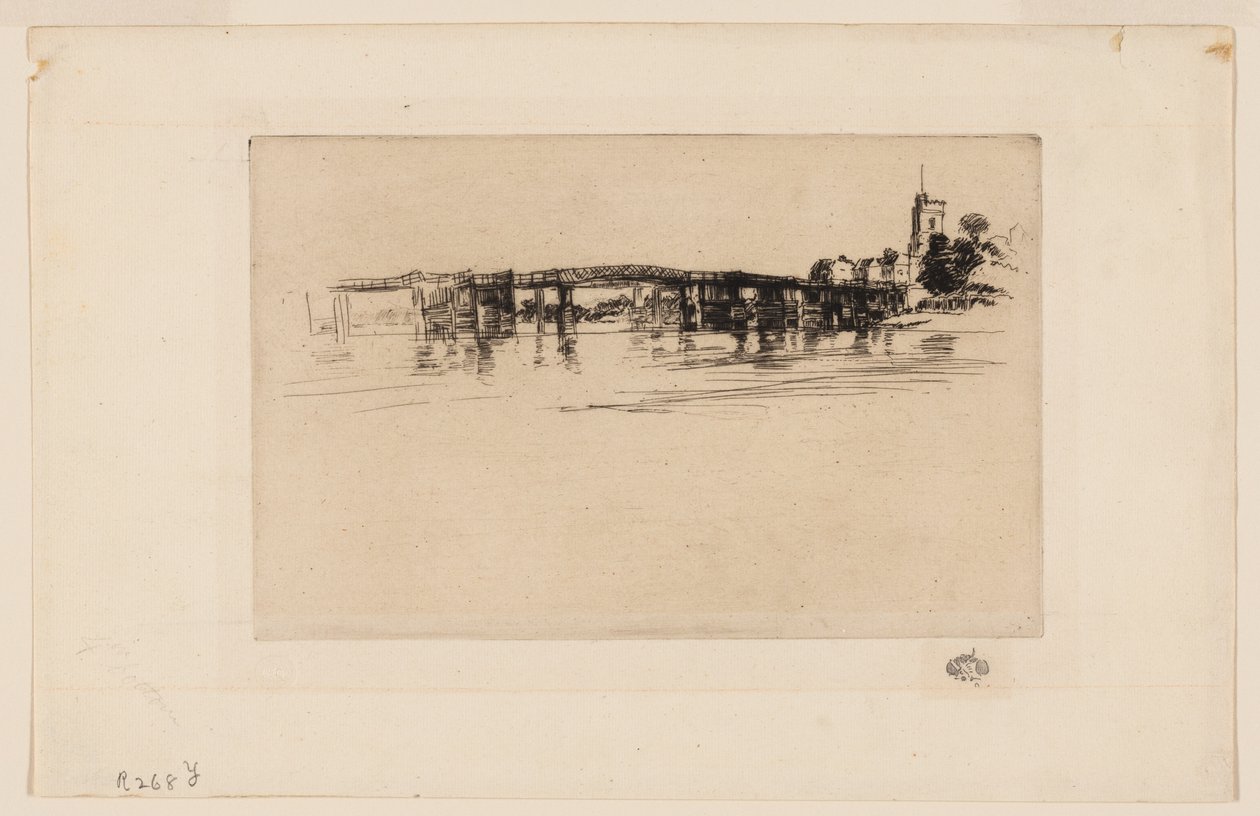 Lille Putney Bridge af James Abbott McNeill Whistler