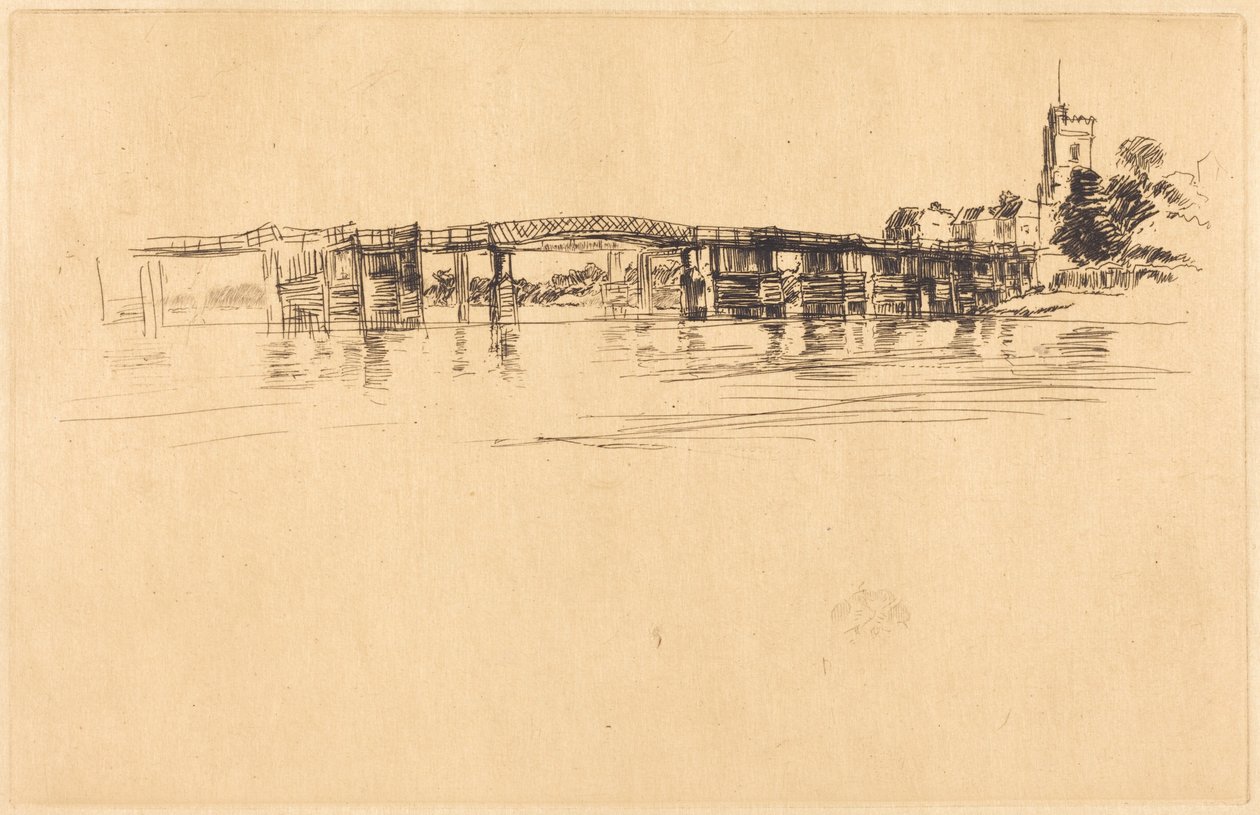 Little Putney nr. 1 af James McNeill Whistler