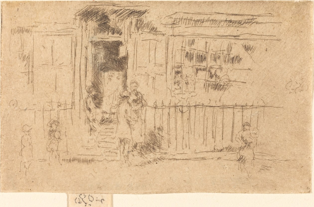 Små skridt, Chelsea af James Abbott McNeill Whistler
