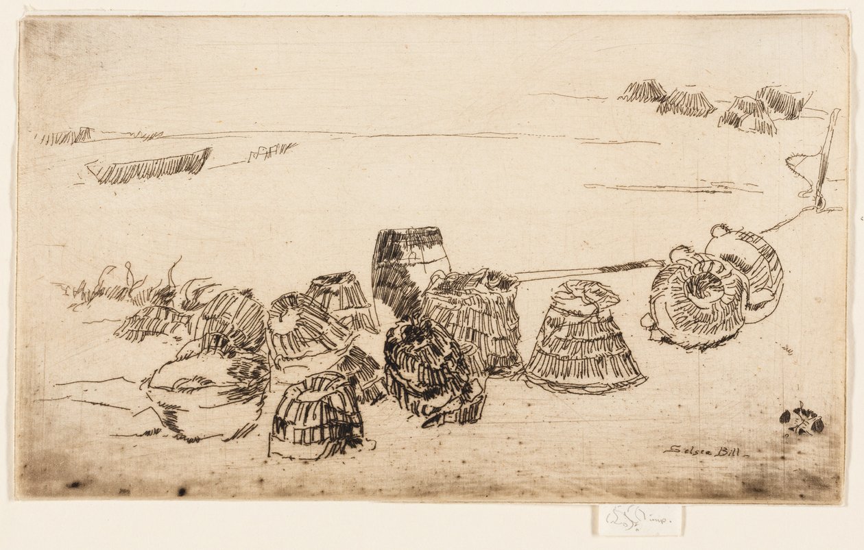 Hummerpotter - Selsea Bill af James Abbott McNeill Whistler