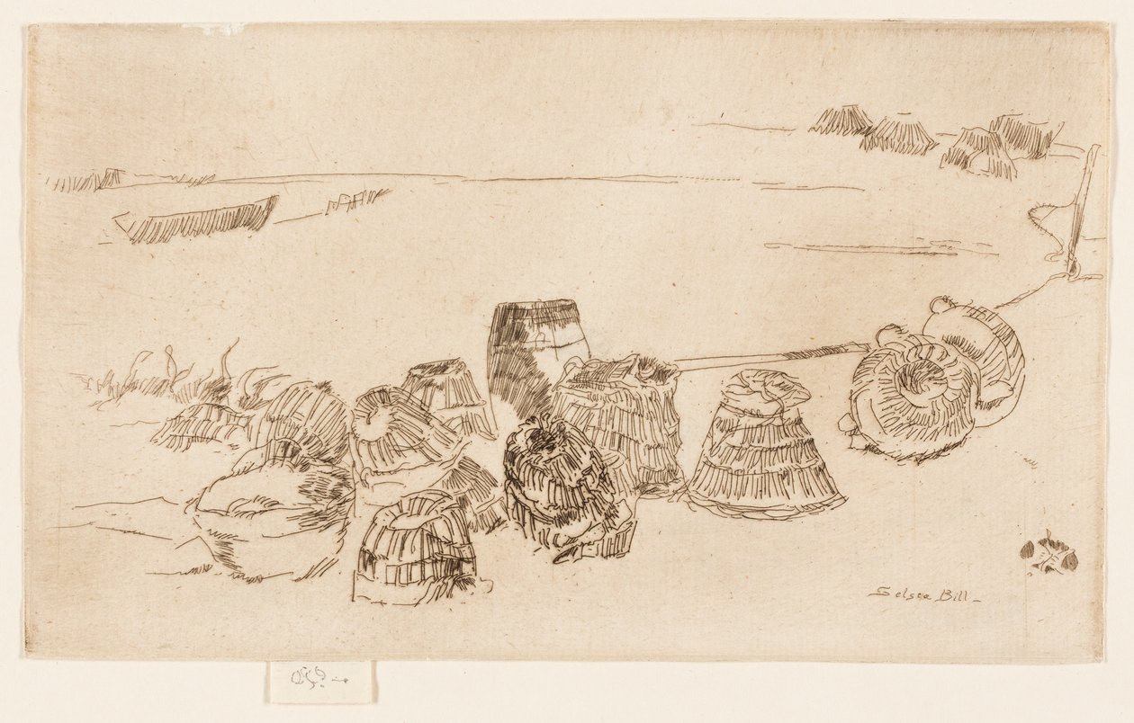 Hummerpotter - Selsea Bill af James Abbott McNeill Whistler