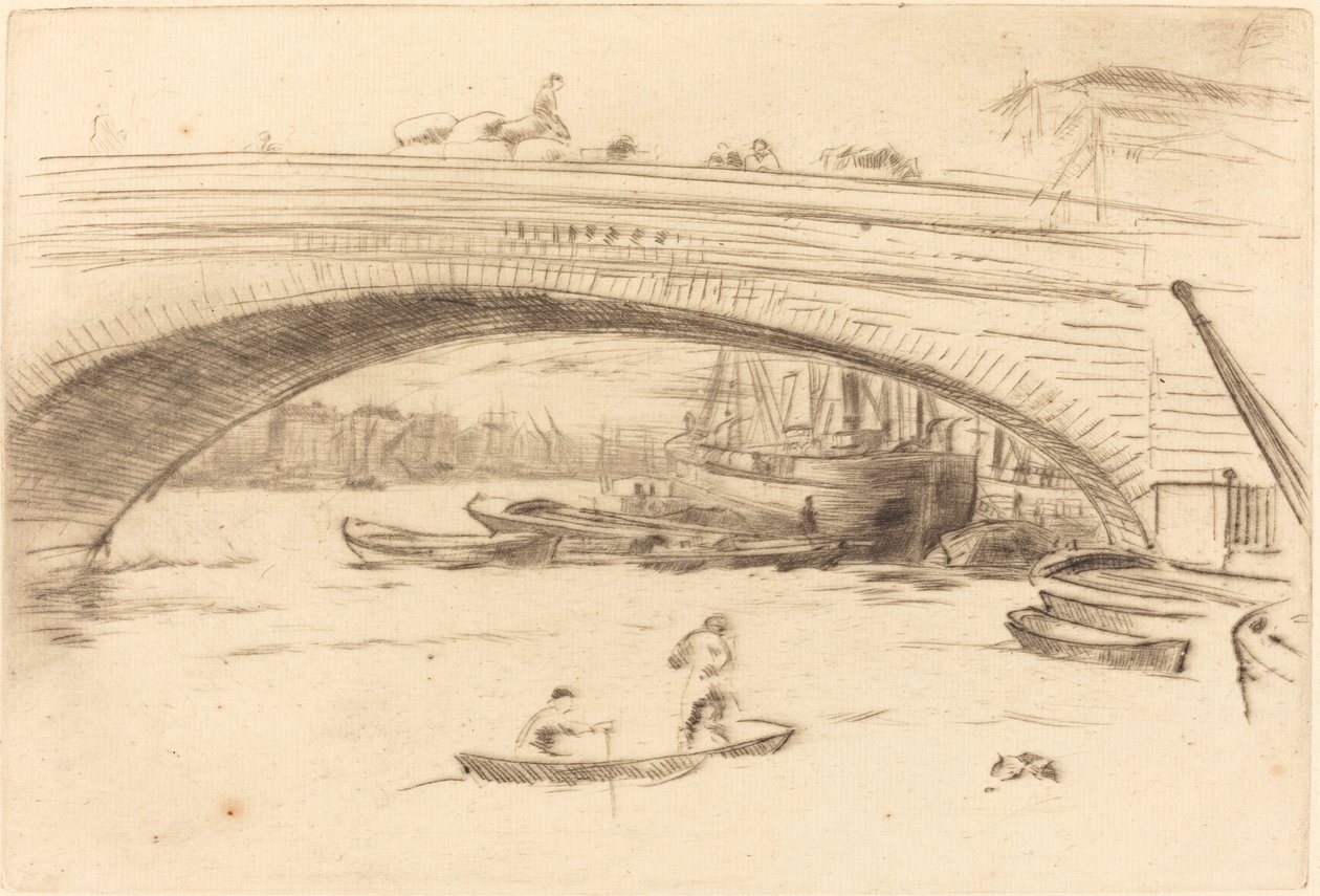 London Bridge af James Abbott McNeill Whistler