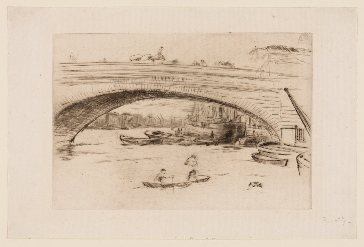 London Bridge af James Abbott McNeill Whistler