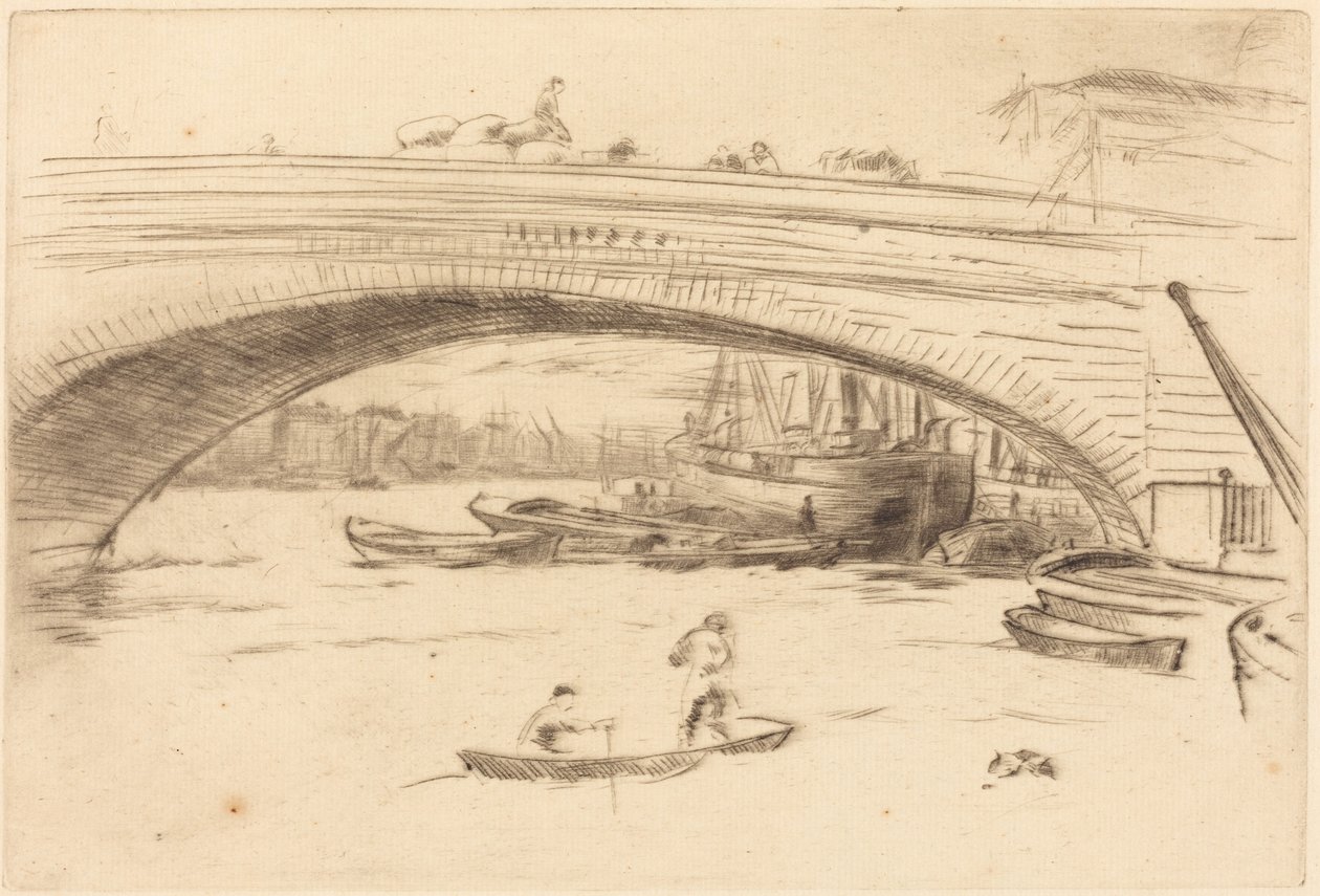 London Bridge af James McNeill Whistler