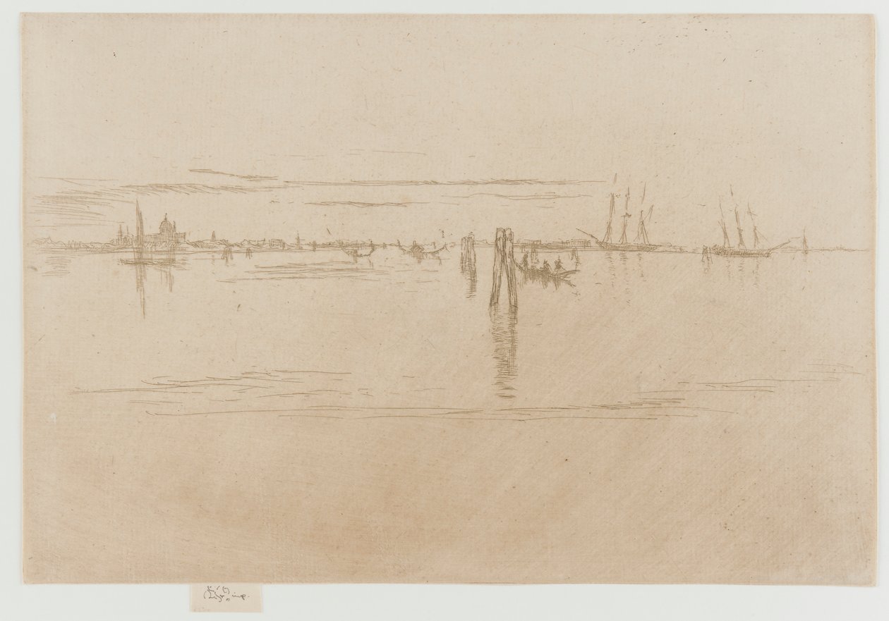 Lang lagune af James Abbott McNeill Whistler