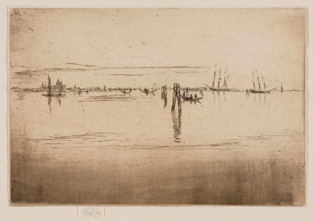 Lang lagune af James Abbott McNeill Whistler