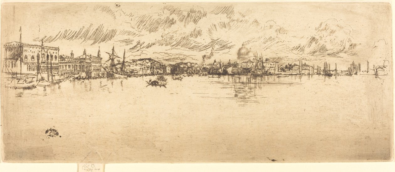 Lange Venedig af James Abbott McNeill Whistler