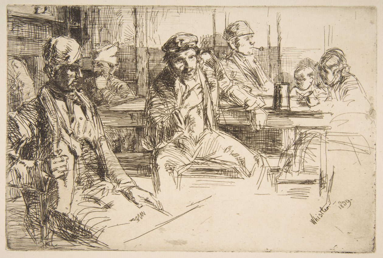 Havnearbejdere af James McNeill Whistler