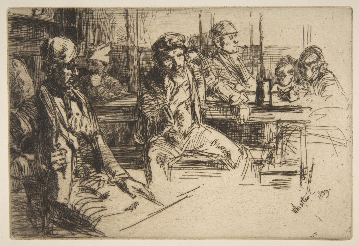 Havnearbejdere af James McNeill Whistler