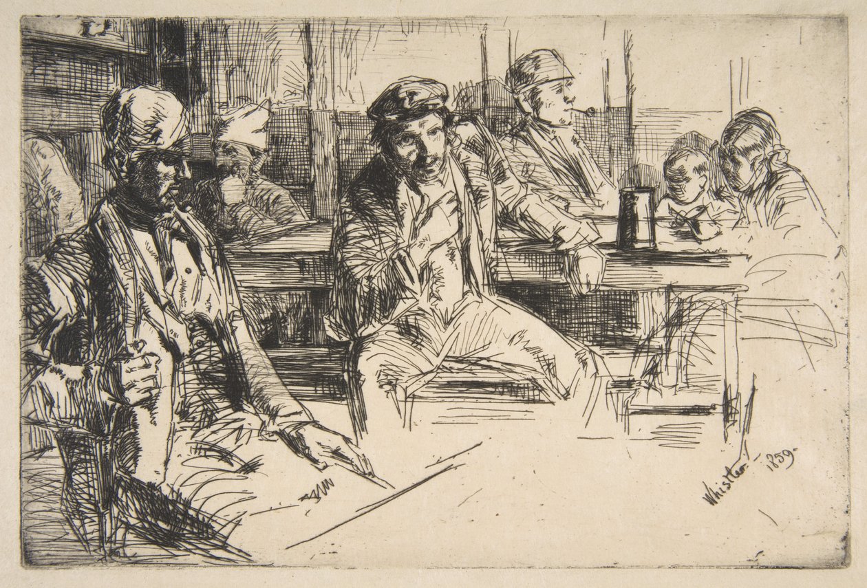 Havnearbejdere af James McNeill Whistler
