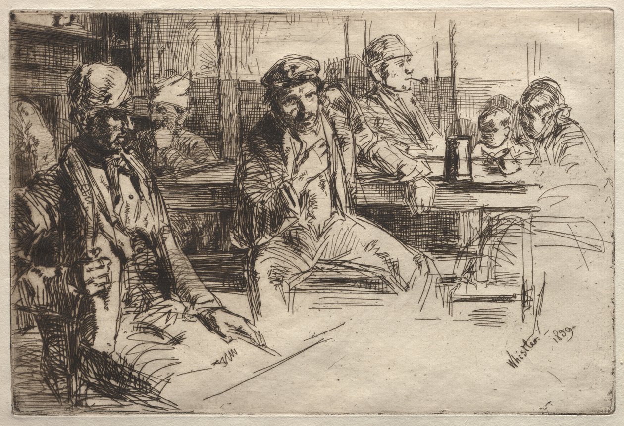 Havnearbejdere af James McNeill Whistler