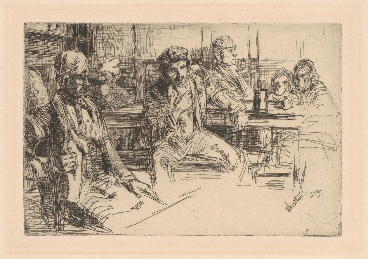 Havnearbejdere af James McNeill Whistler