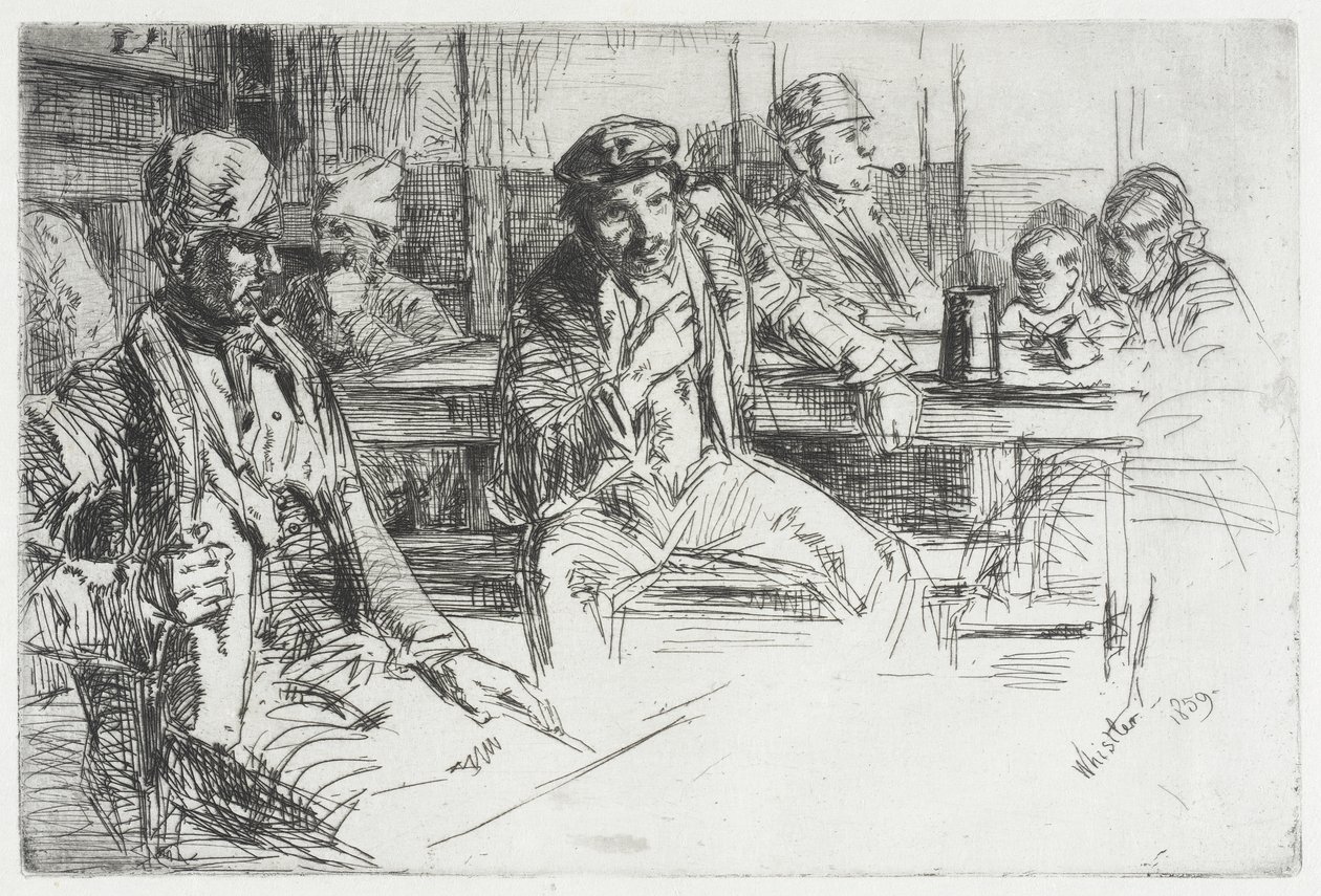 Havnearbejdere af James McNeill Whistler