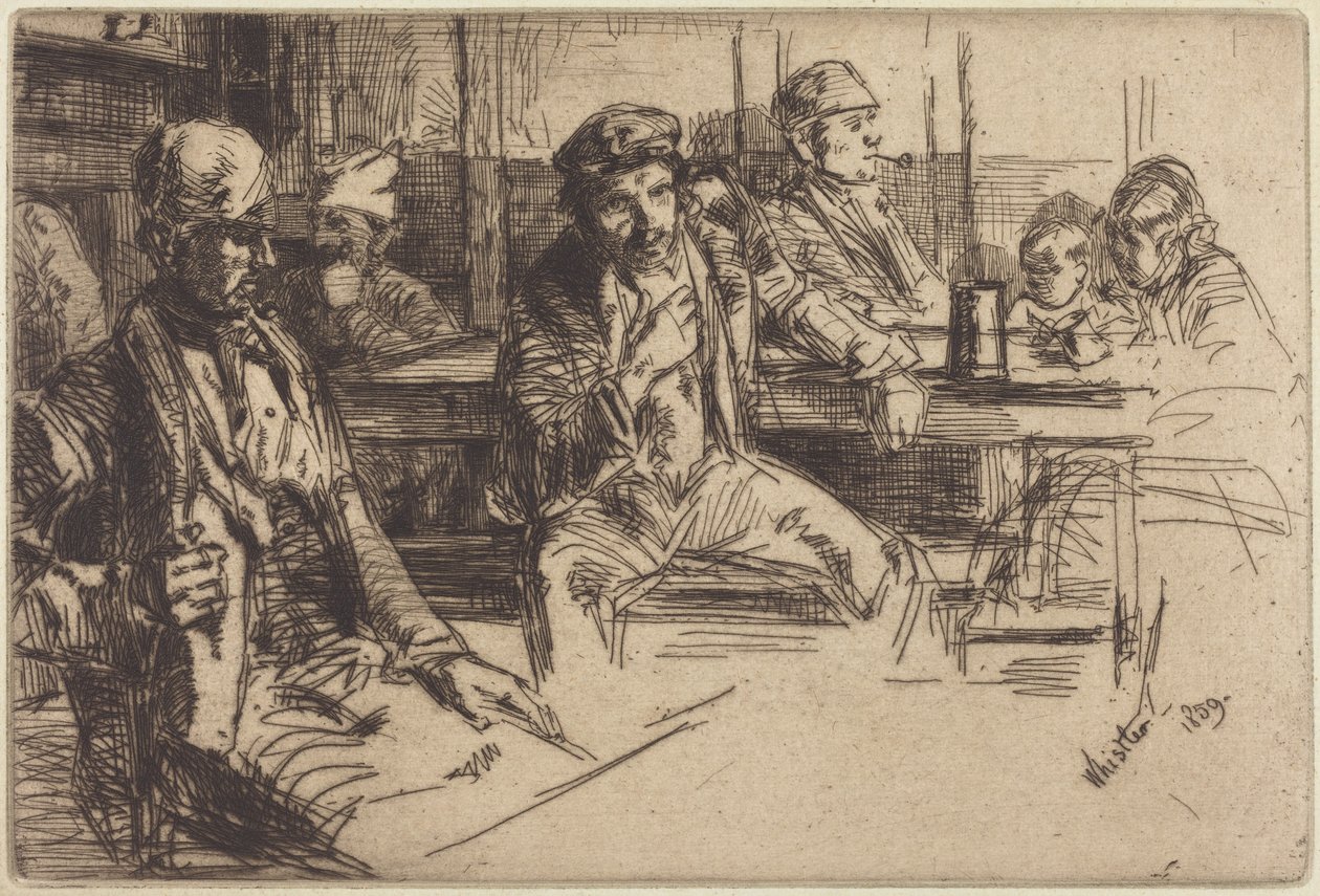 Havnearbejdere af James McNeill Whistler