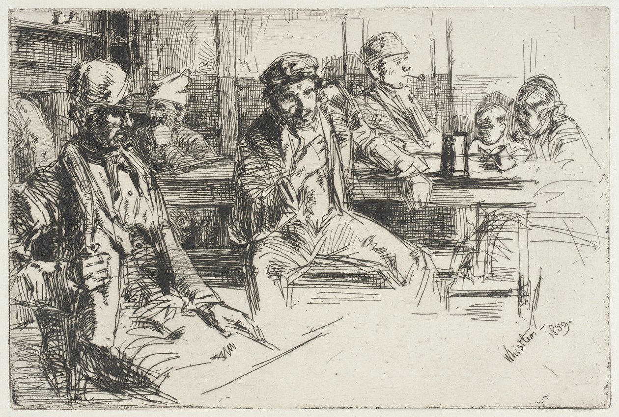 Havnearbejdere af James McNeill Whistler