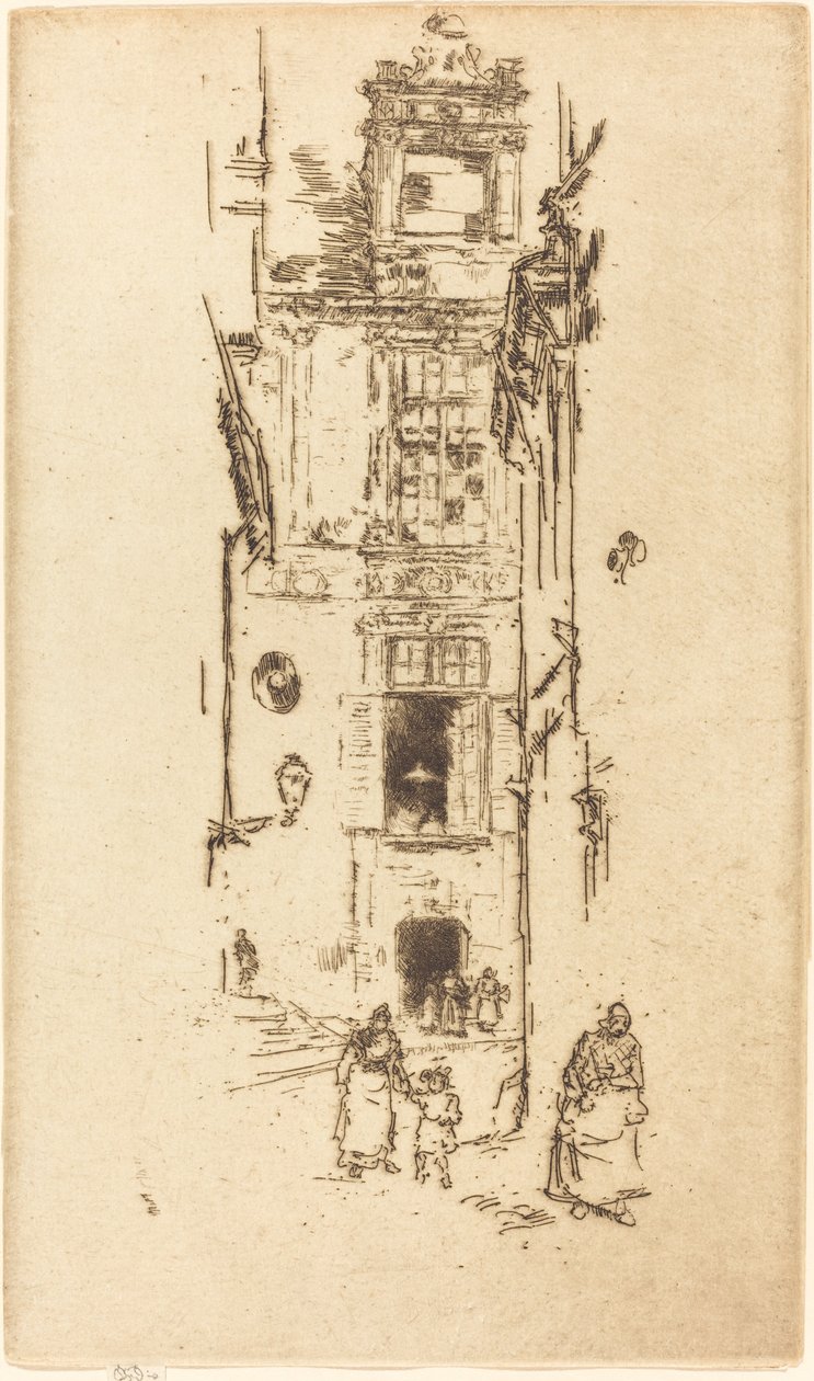 Rådhus, Loches af James Abbott McNeill Whistler