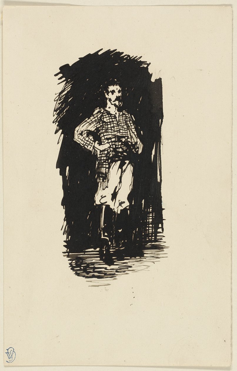 Mand i ternet skjorte af James McNeill Whistler