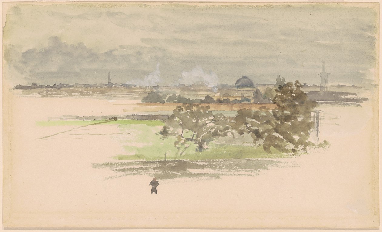 Marsh i Zeeland af James Abbott McNeill Whistler