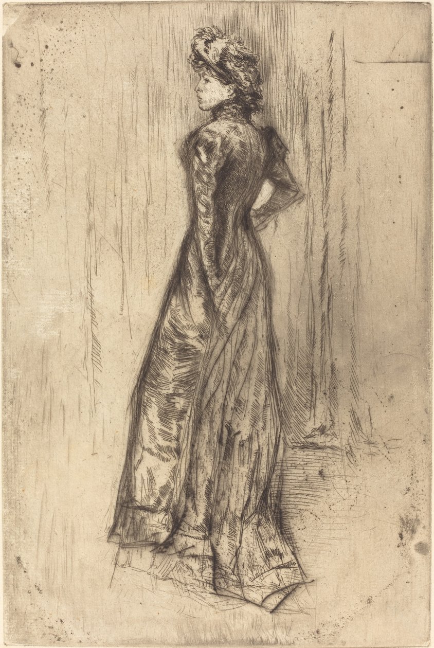 Maud, Stående af James Abbott McNeill Whistler