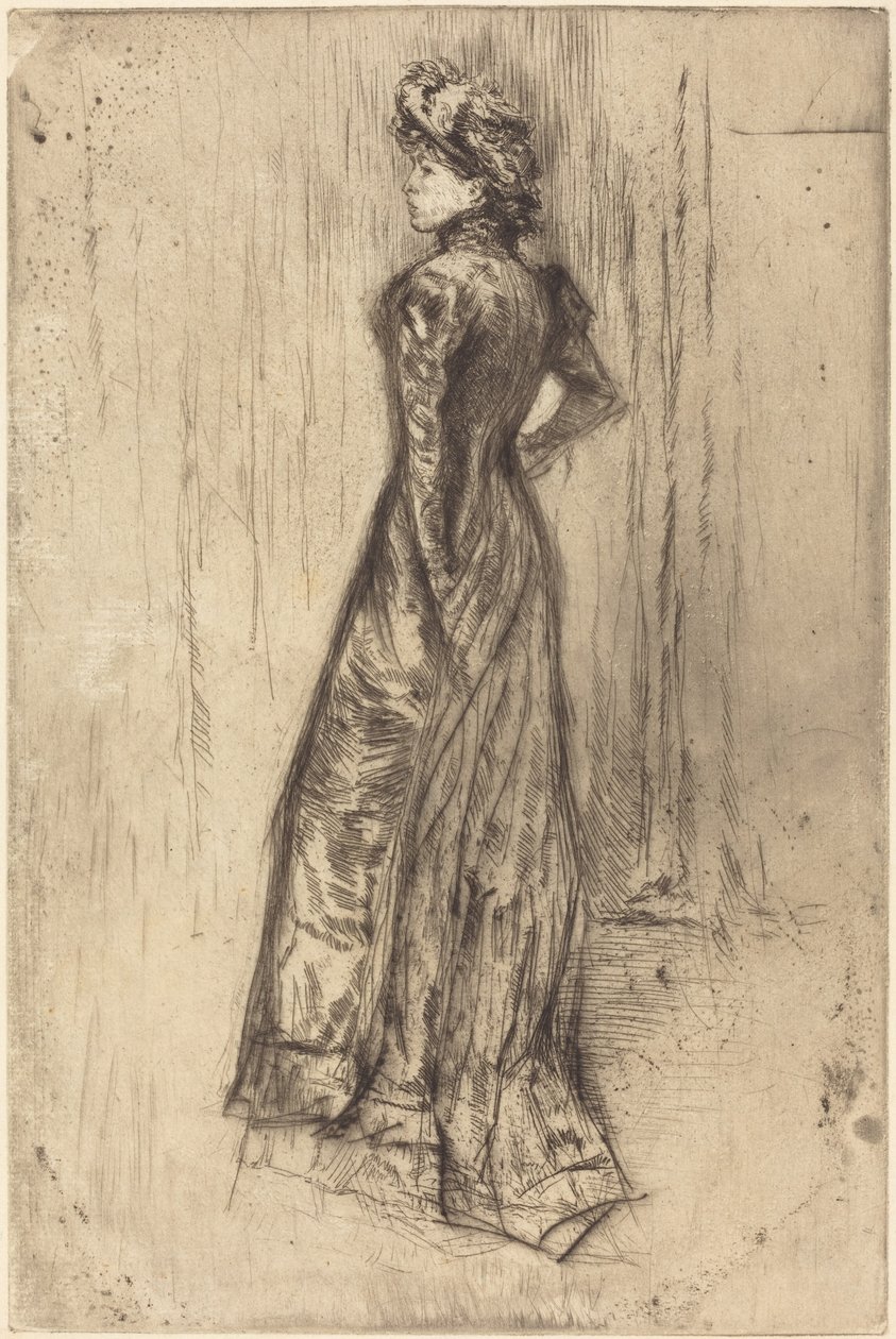 Maud, stående af James McNeill Whistler