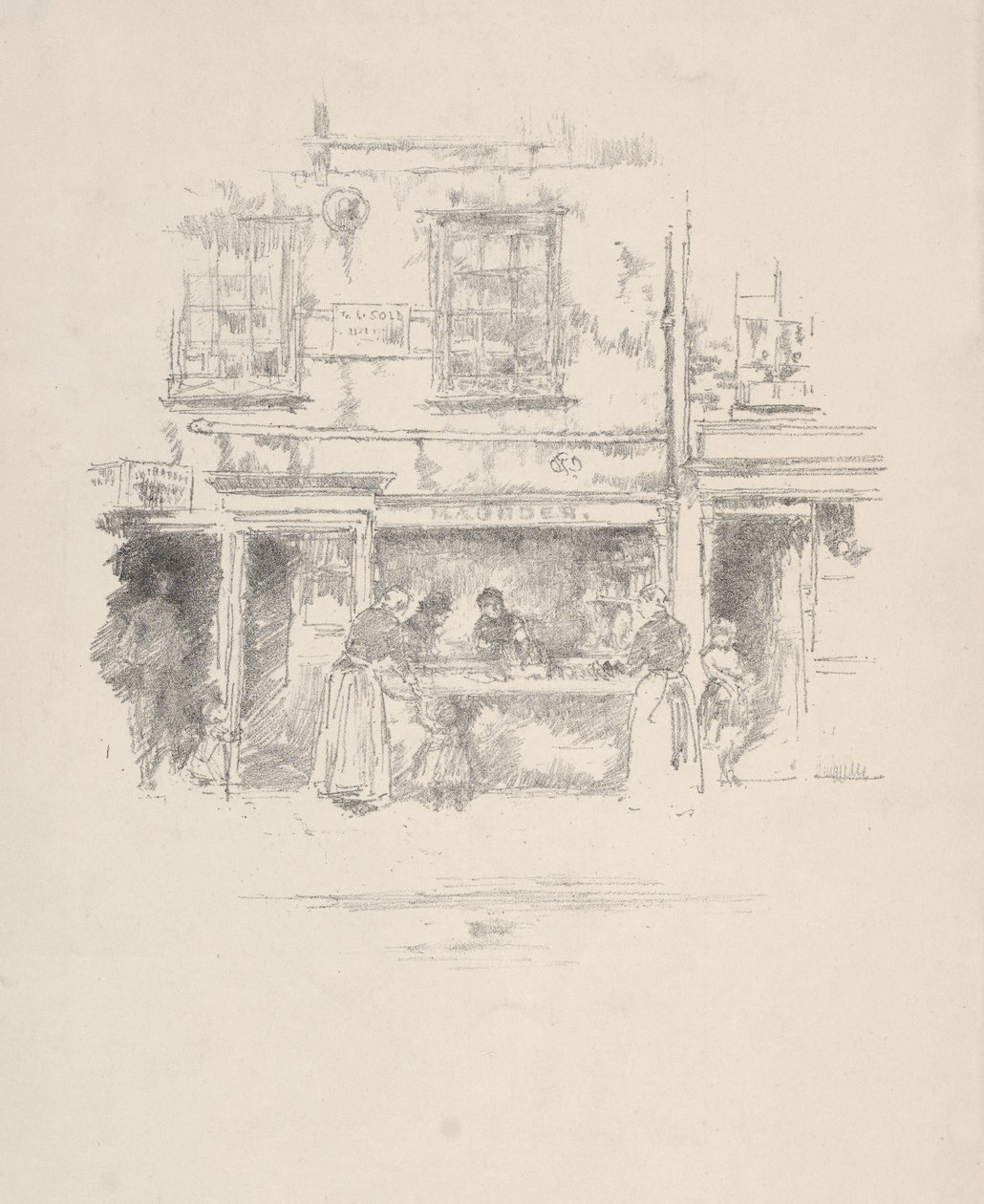 Maunders fiskehandel, Chelsea af James McNeill Whistler