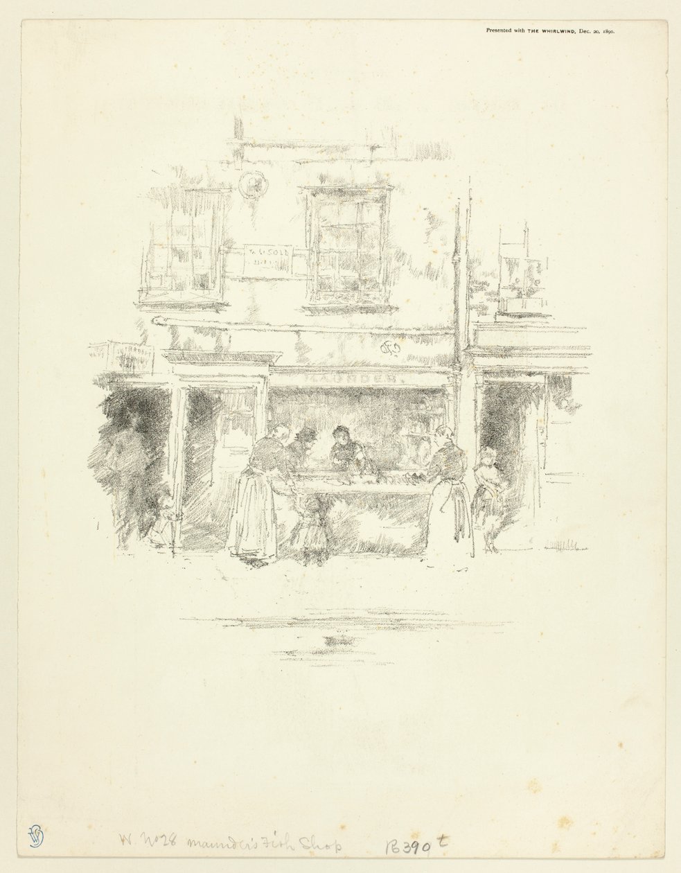 Maunders fiskehandel, Chelsea af James McNeill Whistler