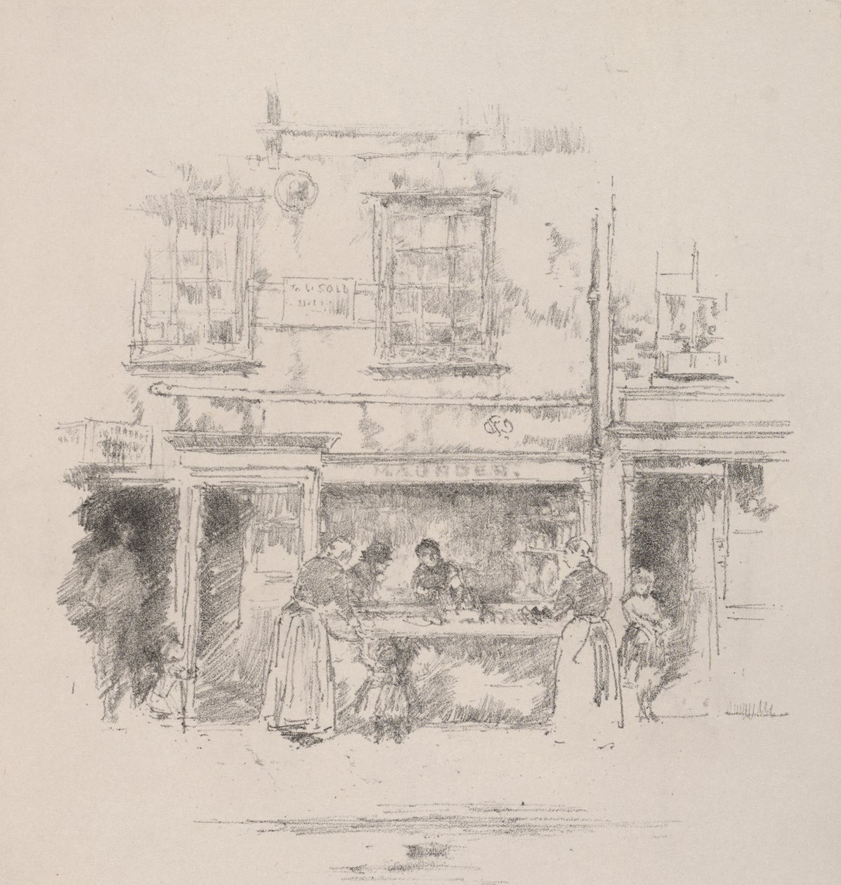 Maunders fiskehandel, Chelsea af James McNeill Whistler