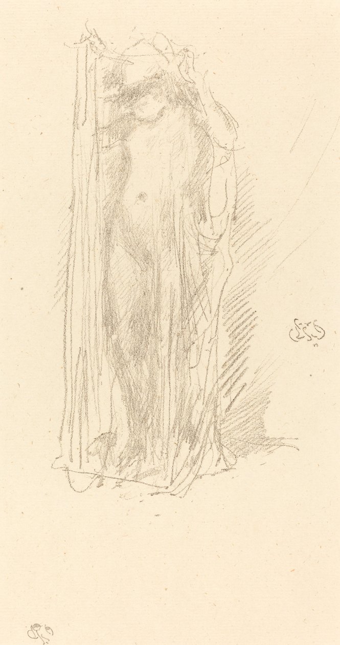 Model Drapering af James Abbott McNeill Whistler