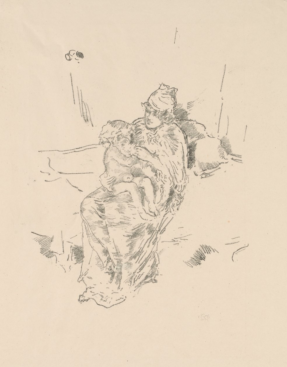 Mor og barn, nr. 5 af James Abbott McNeill Whistler