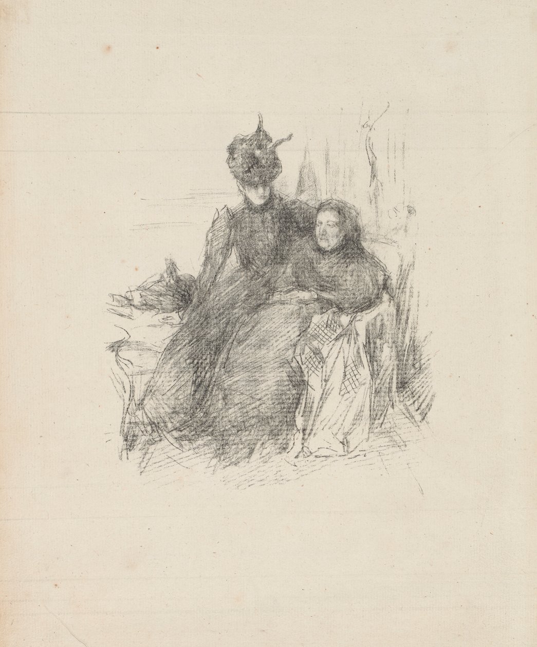 Mor og datter af James McNeill Whistler
