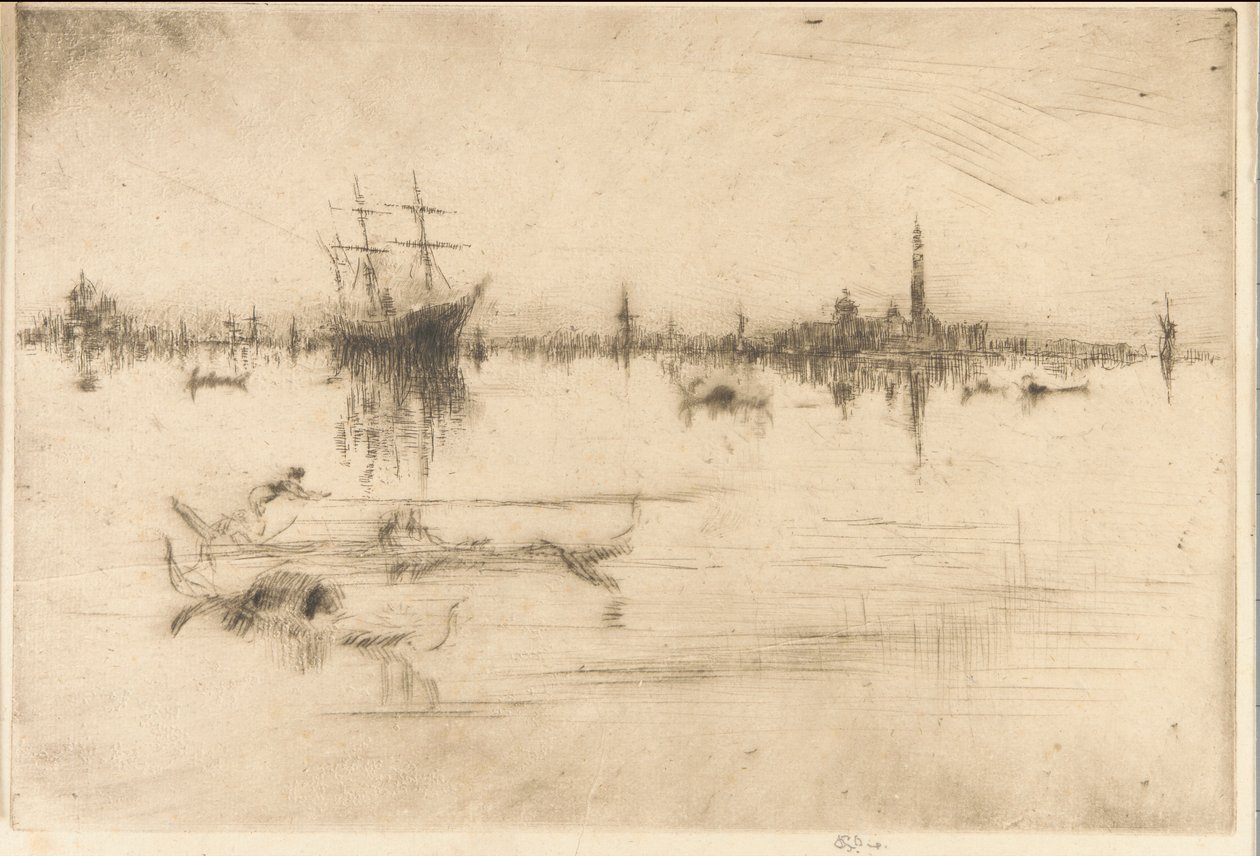 Nocturne af James Abbott McNeill Whistler