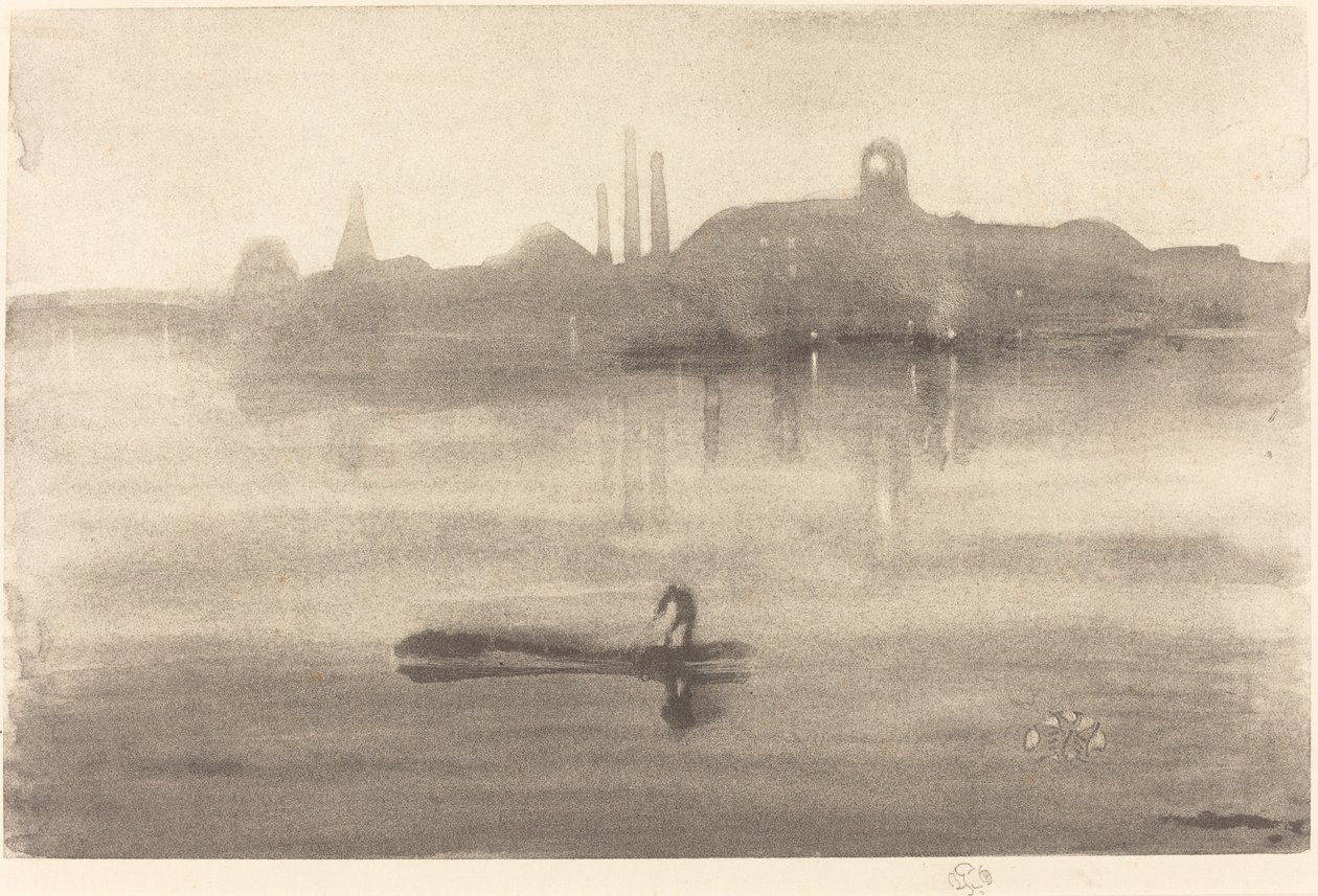 Nocturne af James Abbott McNeill Whistler