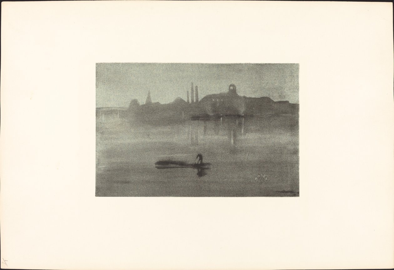 Nocturne af James Abbott McNeill Whistler