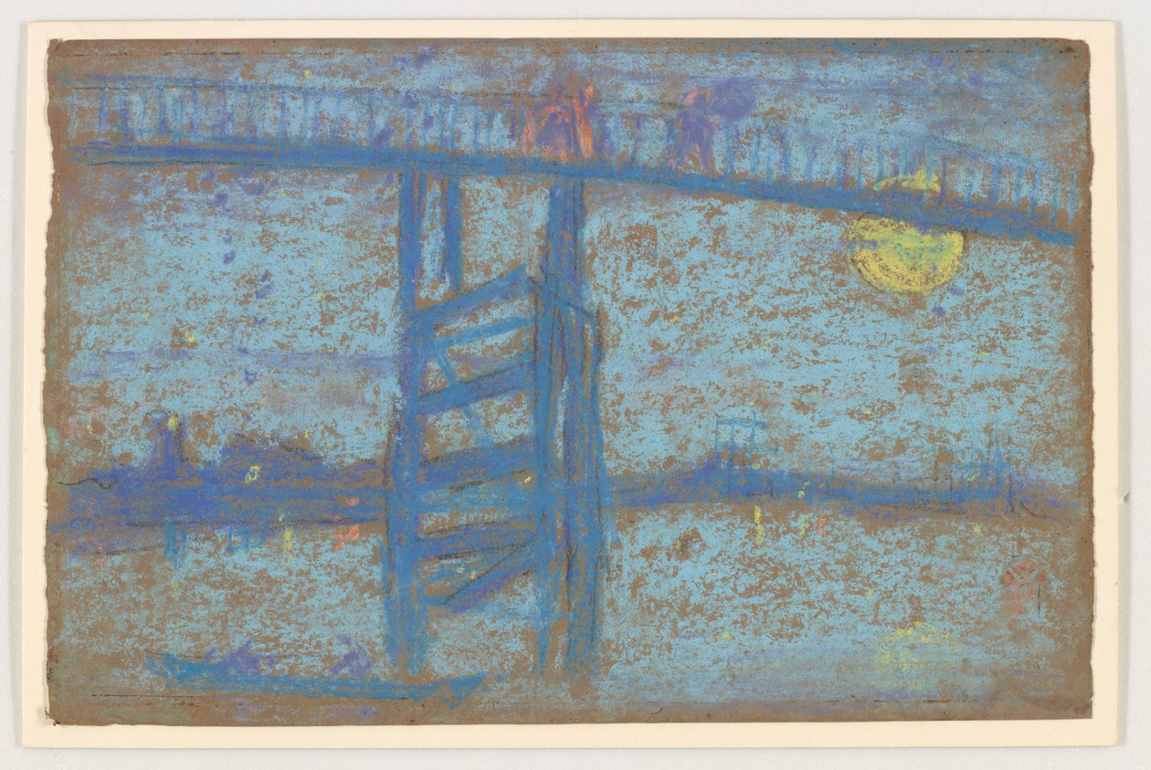 Nocturne: Battersea Bridge af James Abbott McNeill Whistler